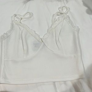 White Lace Tank